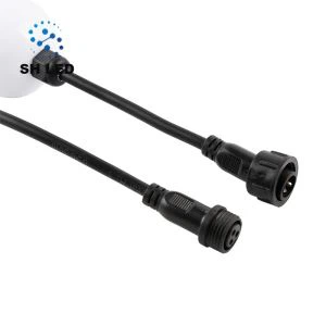 Toj roob hauv pes Teeb pom kev zoo DC24V 3D Pixel LED Pob