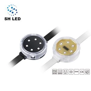 Christmas Kho Kom Zoo Nkauj Teeb Rgb LED Pixel Dot