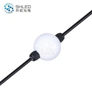 Lub khw muag khoom teeb pom kev zoo puv xim 3D Pixel LED Pob